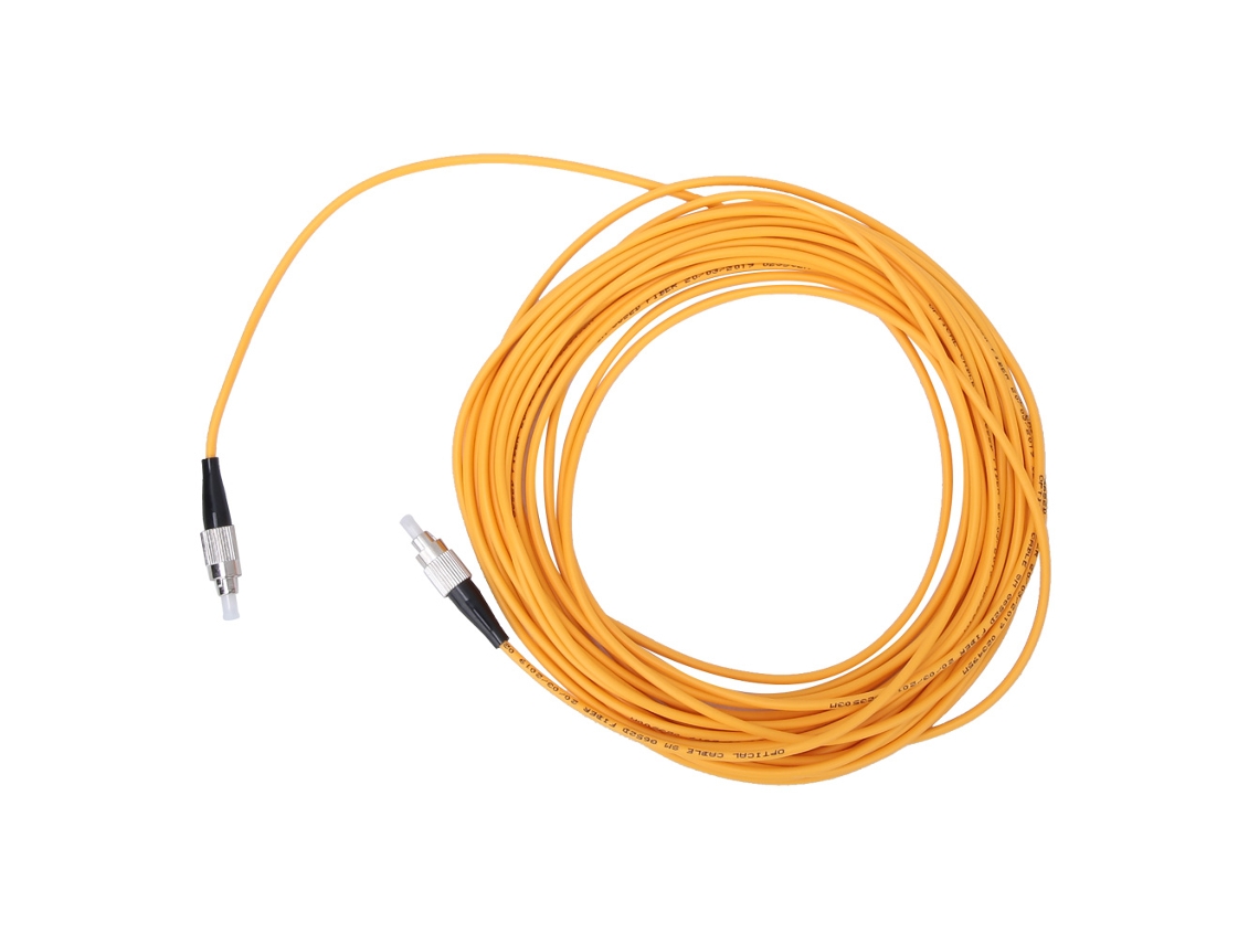 Laxiscreed Cabo De Fibra Óptica Monomodo Fc/upc A Fc/upc 10m De Alta Qualidade, Amarelo