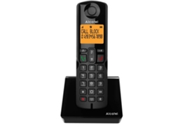 Telefone Fixo Duo ALCATEL S280 EWE Preto (Outlet Grade A)