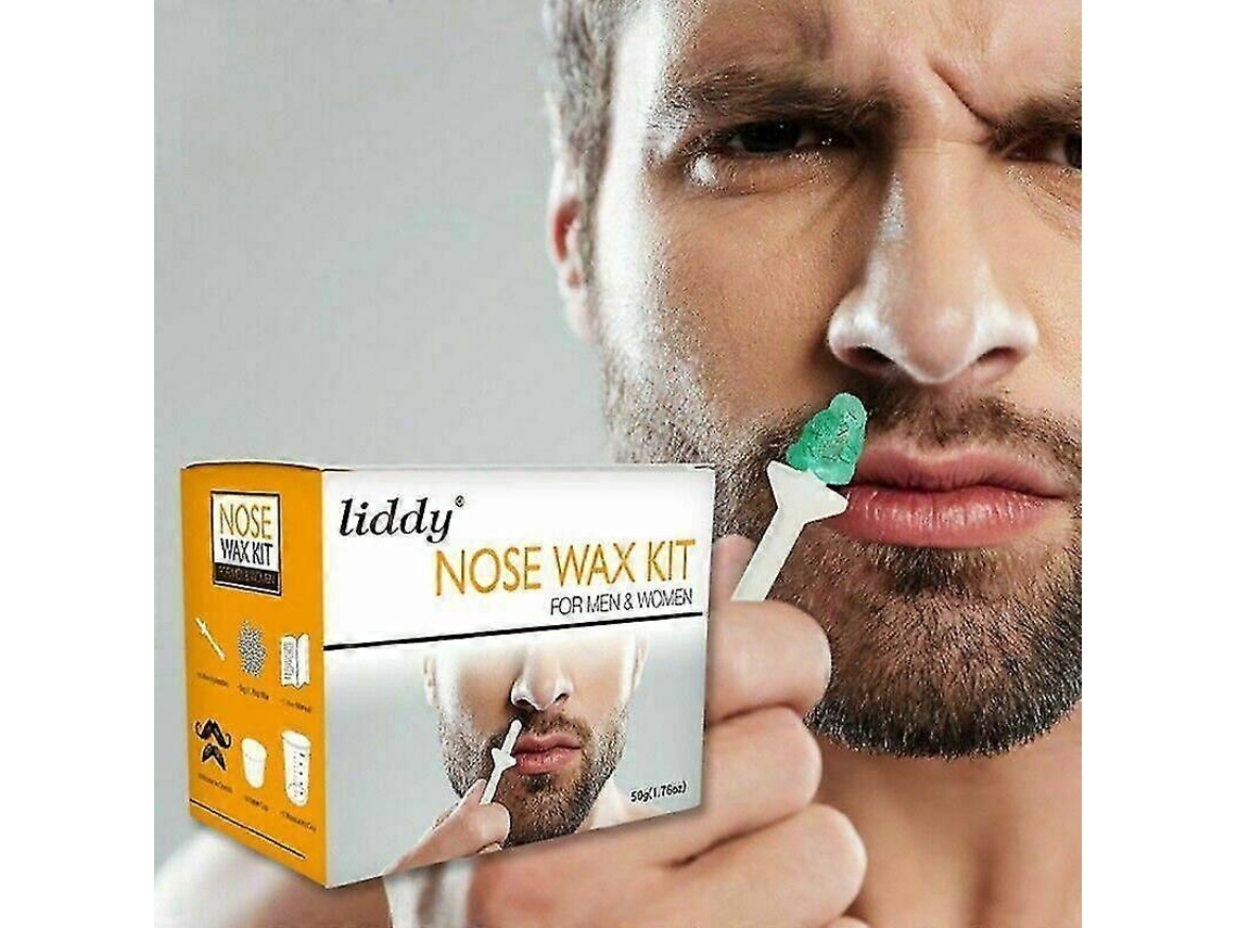 Kit De Cera Depilatória Para Nariz E Orelhas, Sem Papel, Indolor, 50g