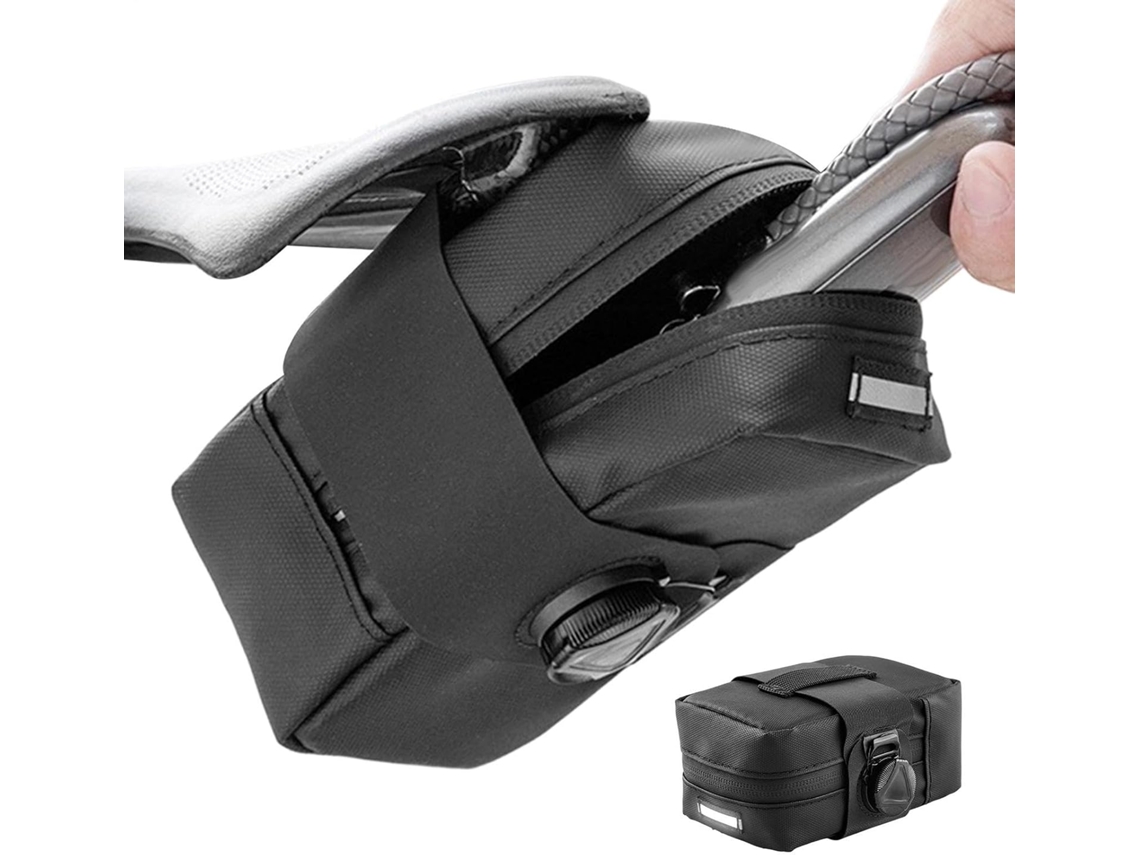 Bolsa De Selim Impermeável Para Bicicleta, 5,31 Polegadas, Para Ferramentas E Acessórios No Ciclismo