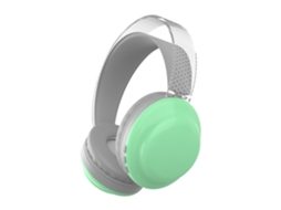 (verde) Fones De Ouvido Sem Fio, Compatíveis Com Bluetooth, Com Uma Faixa De Cabeça Transparente Iluminada.