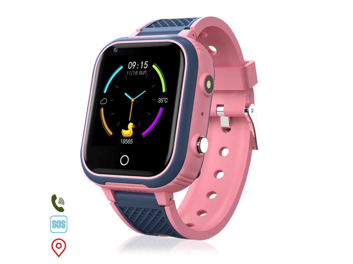 Smartwatch 4g Gps E Wifi Lt21 Para Crianças. Videochamadas, Localizador E Comunicação De 3 Vias. Dam