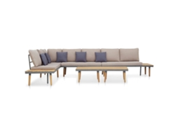 Garden Lounge Set, Garden Lounge Sets Vidaxl Marrom Madeira (n/a)