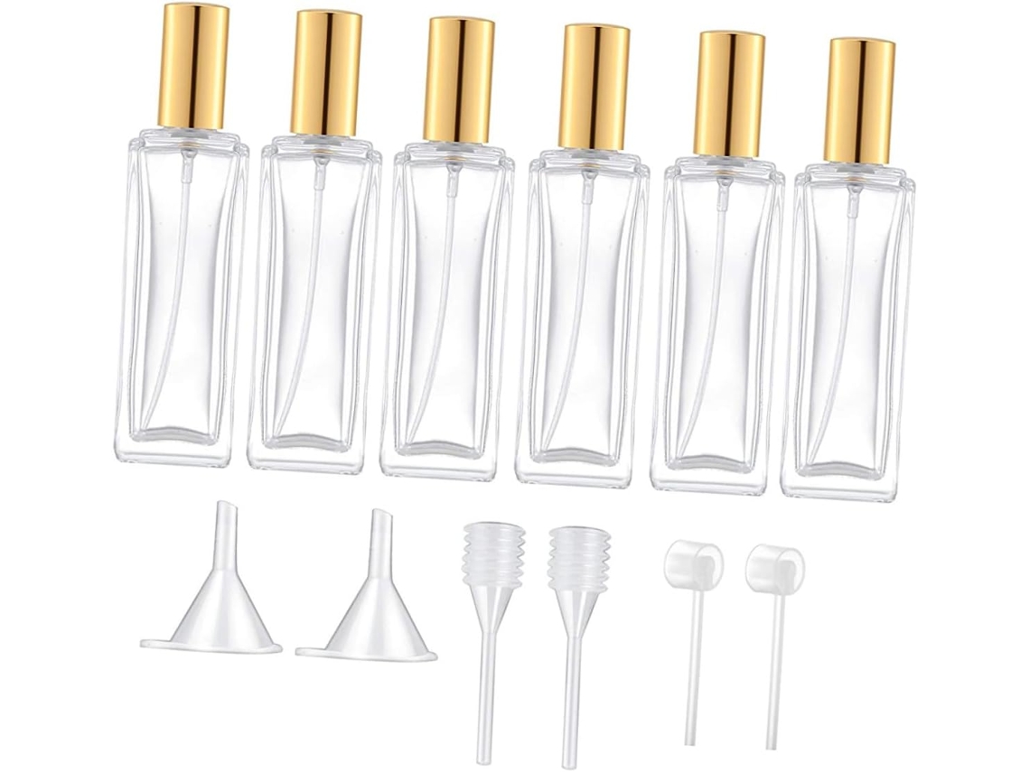 Frasco De Vidro Spray Nuobesty Para Amostras De Perfume, Dispensador De Líquidos Cosméticos.