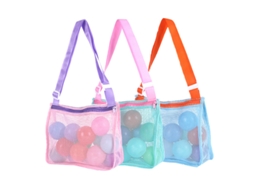 Conjunto 3 Bolsas De Armazenamento De Malha Para Brinquedos De Praia Yuysan 21x25x8cmbb02)