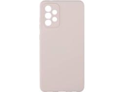 Capa Samsung Galaxy A32 5G SKYHE Silicone Líquido Rosa Creme