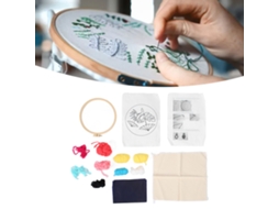 Lurelia Kit Bordado Iniciante Algodão Com Bastidor