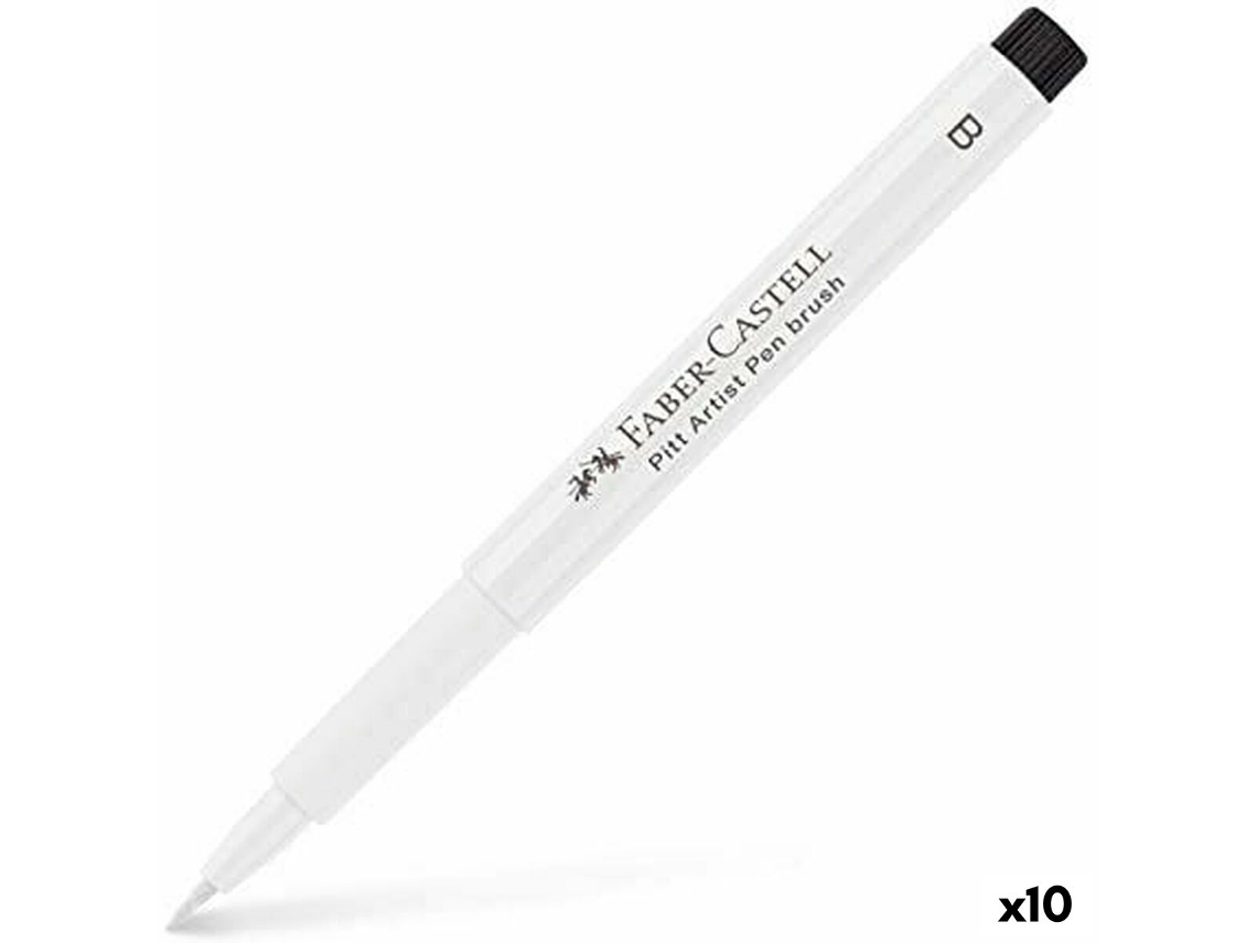 Marcadores FABER-CASTELL Pitt Artist Branco 10 Unidades