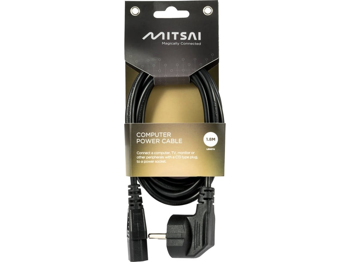 Cabo de Alimentação MITSAI Basics C13 (Outlet Caixa Aberta - 1.8 m)