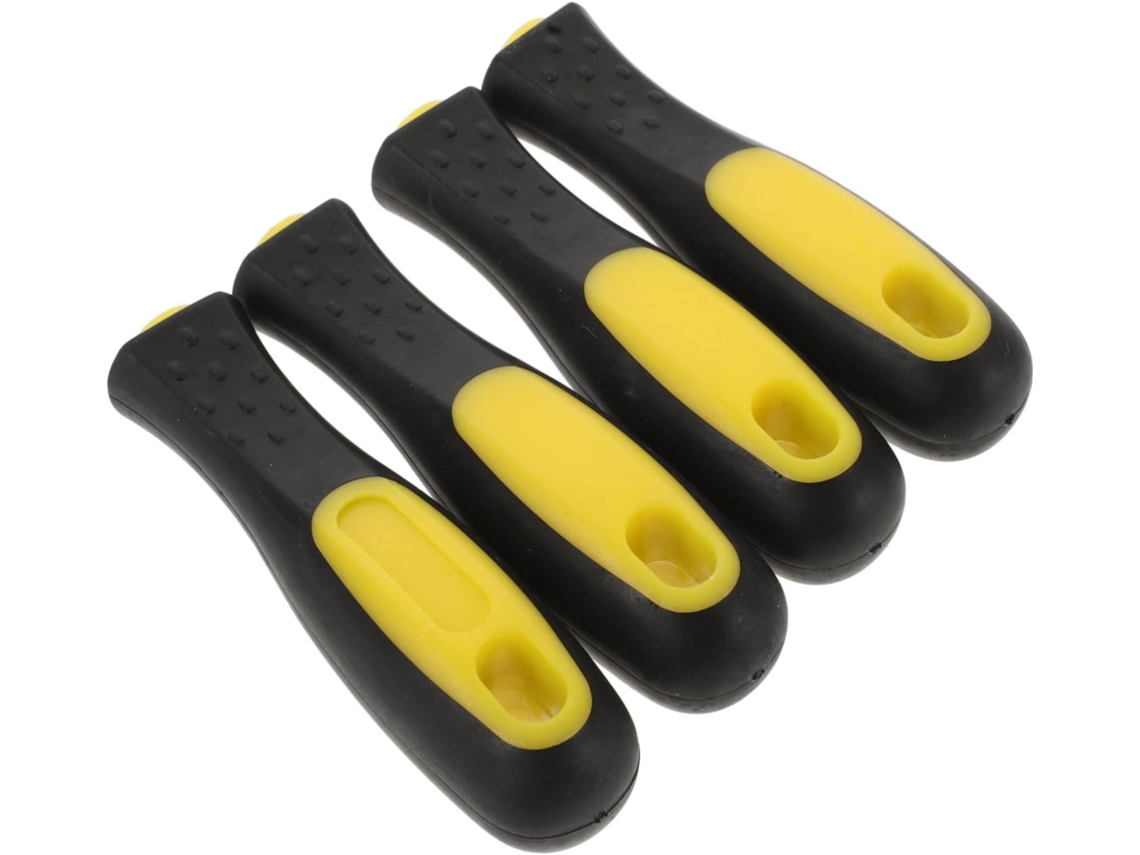 4-cabos Ergonômicos Antiderrapantes Para Limas De Plástico E Metal, Cabo Portátil Para Lima, Empunhadura Durável Para