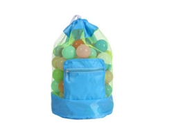 Mochila Dobrável Para Guardar Brinquedos De Praia Yuysan 48x24cm Cor Azul-esverdeado