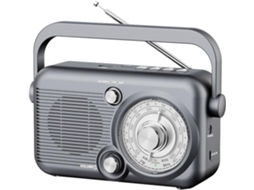 Rádio Portátil Multifuncional Fm/am de Banda Completa com Leitor de Cartão Tf e Pen Drive. SFUSHOS