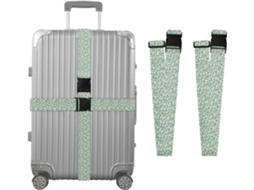 Conjunto De 2-cintas Fixação Leaf Para Malas, Cintas De Viagem, Acessórios Para Cinto, Conector De Bagagem, Cinta