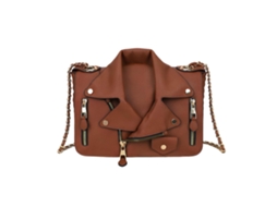 Bolsa Transversal Para Mulher Coleção Sky Rider Design Jaqueta Com Corrente