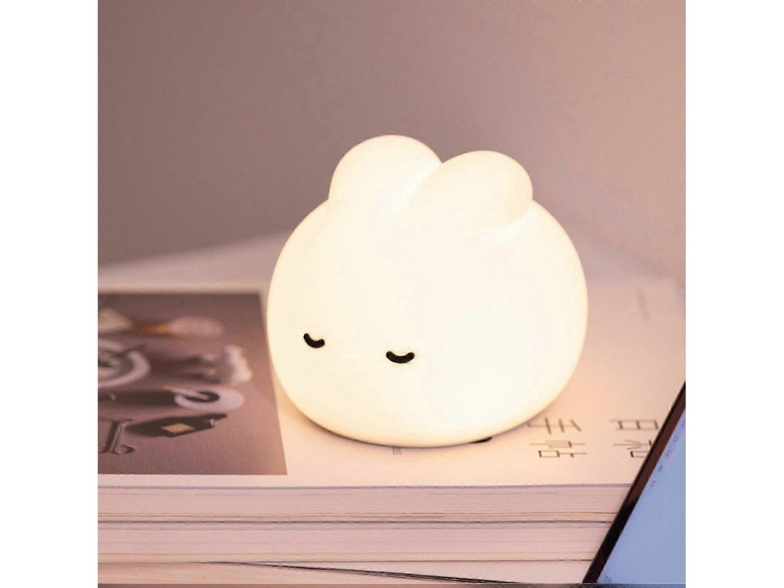 Luminria Noturna Infantil Coelho Kawaii, Luminria Noturna De Coelho Fofa Para Quarto Infantil, Presente Kawaii Para Beb Menina, Aquaforge