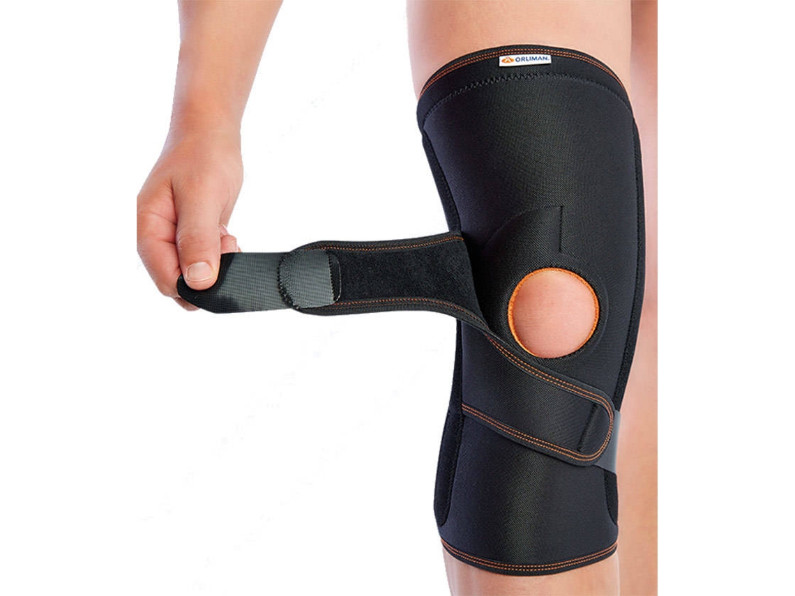 Joelheira ORLIMAN com Controlo Lateral (Preto - S)