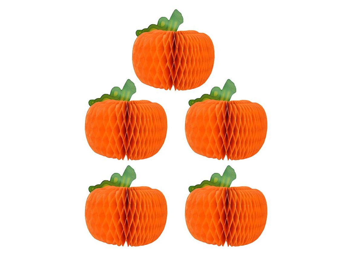 5 Peças de Bola de Papel de Halloween para Decorações de Halloween ALLINLESS