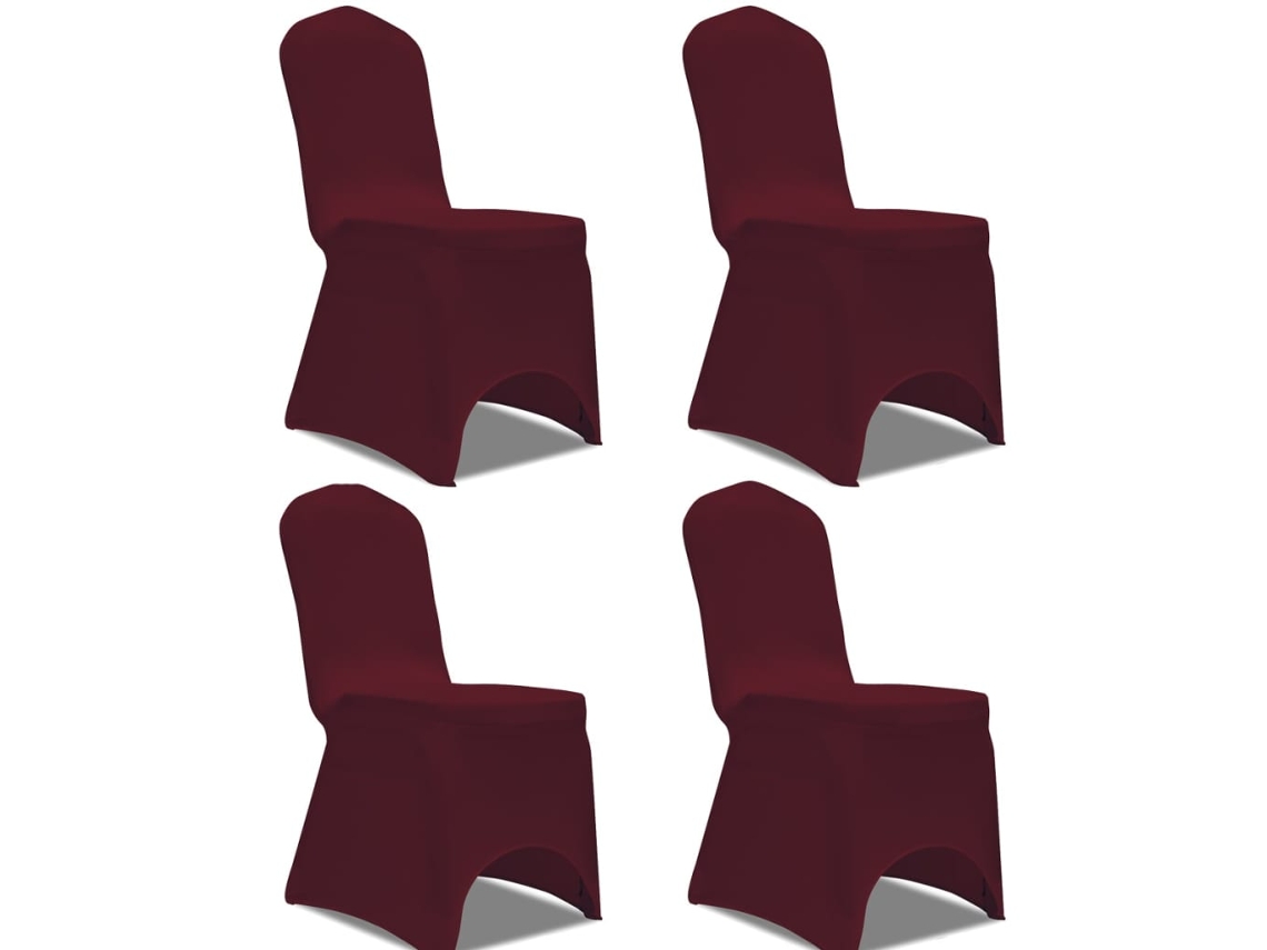 Chair Cover, Chair Covers Vidaxl Vermelho Tecido (n/a)