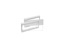 Moldura E Porta Branca Para Quadro Elétrico 16 Elementos Solera 5233b