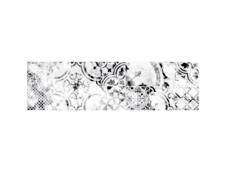 Splashback adesivo imitação de mármore alumínio - CPM - L. 20 x l. 90 cm - Branco