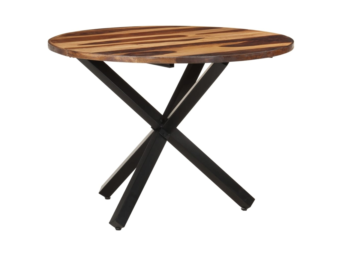 Conjunto 1 Mesa De Jantar Vidaxl Marrom Madeira