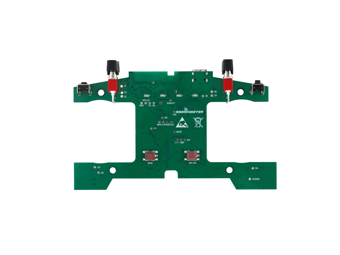 Conjunto de Pcb do Botão Sereposição Transmissor Radiomaster T8l Pcb Principal/botão Acabamento/s1/se MDUG