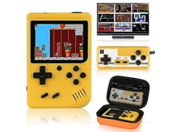 Mini Console De Videogame Retrô Portátil Com 400 Jogos Integrados, 8 Bits, 3 Polegadas E Controle Ly Ebike