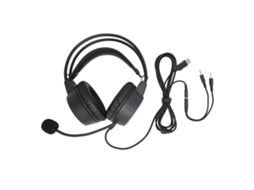 Fone de ouvido para jogos EOOCOO com iluminação rgb à prova d'água ajustável