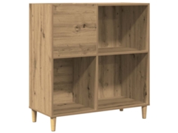 Record Cabinet, Record Cabinets Vidaxl Marrom Madeira Processada (n/a)