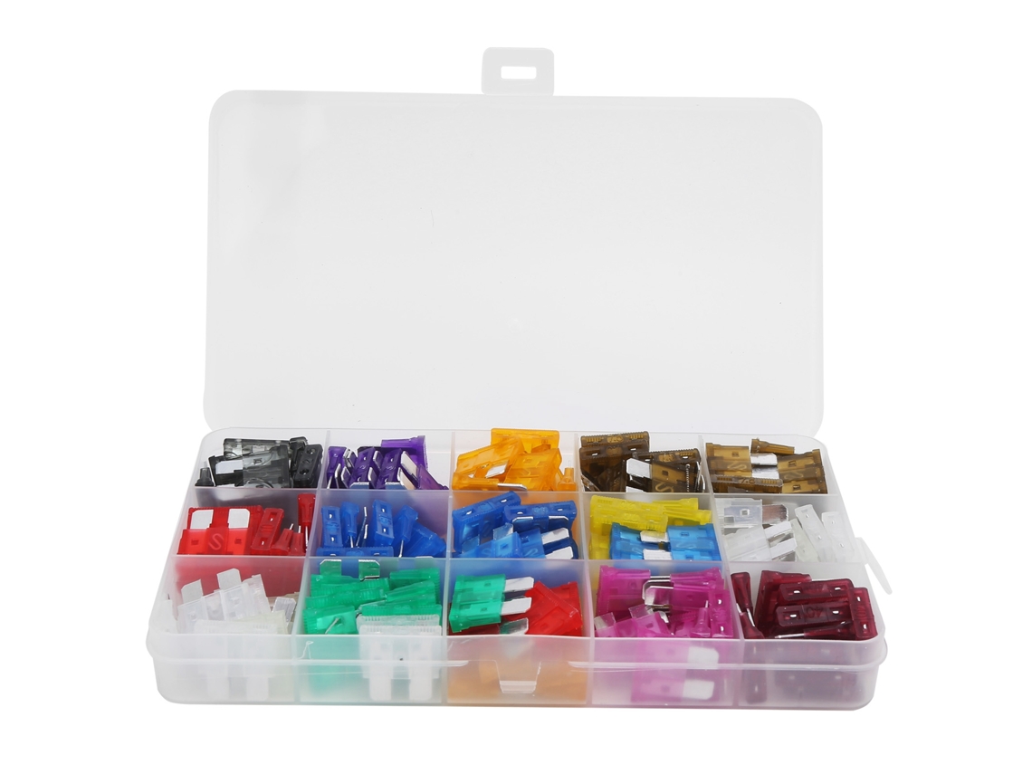 Conjunto De 150 Plugs Automotivos 2a/3a/5a/7,5a/10a/15a/20a/25a/30a/35a/40a