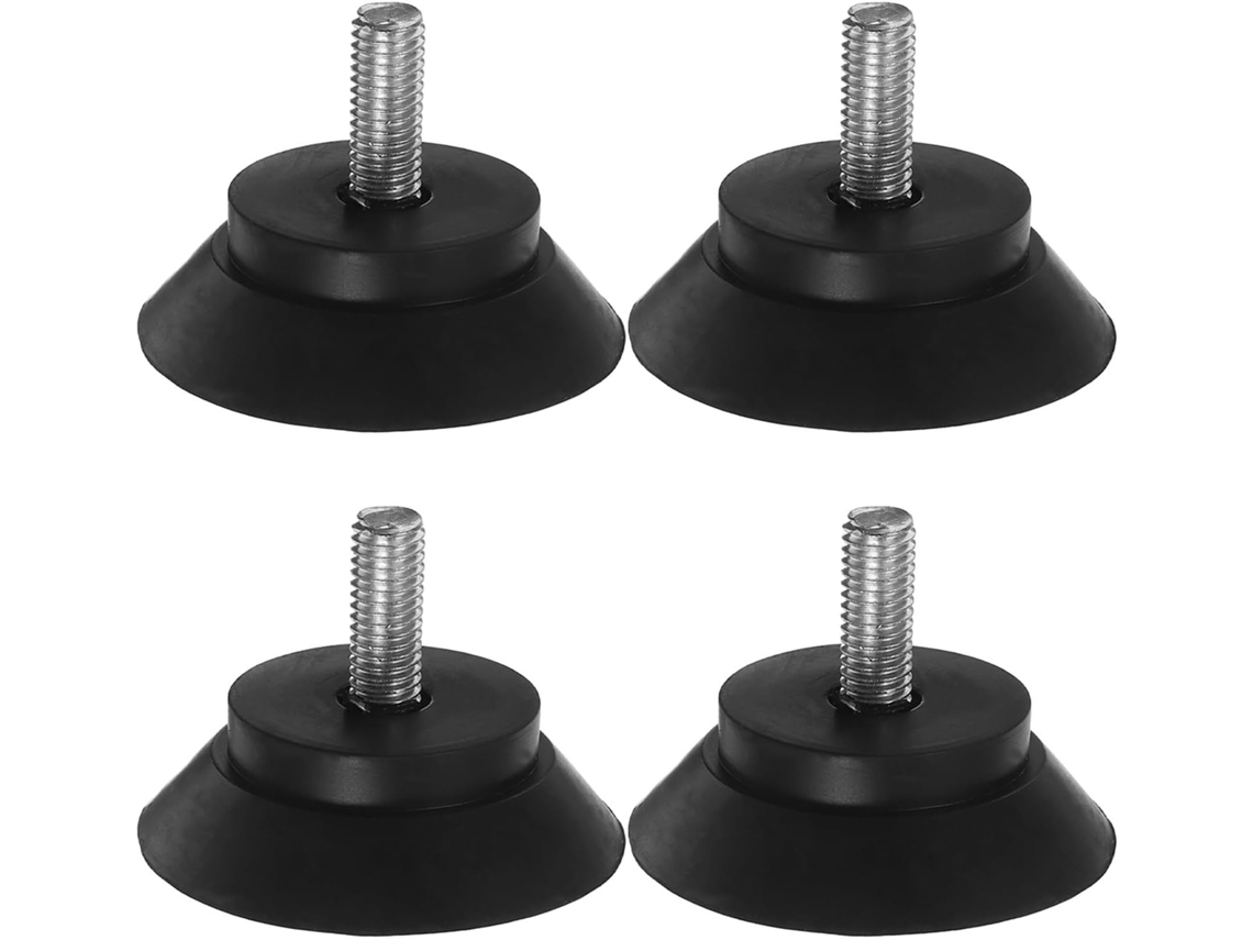 Conjunto De 4 Pés Niveladores Antiderrapantes Para Móveis, Mesas E