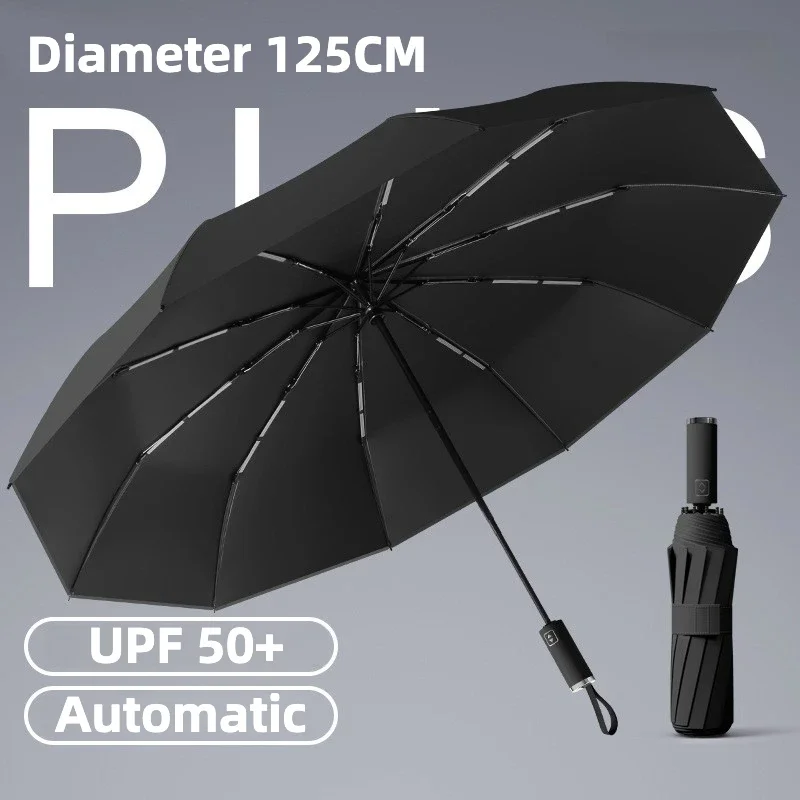Guarda-chuva Automático MDUG, 288 varetas, fibra de vidro, resistente, UPF50+, rosa