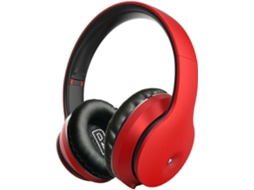 Auscultadores Bluetooth LOHILL YSYDZ (On Ear - Vermelho)