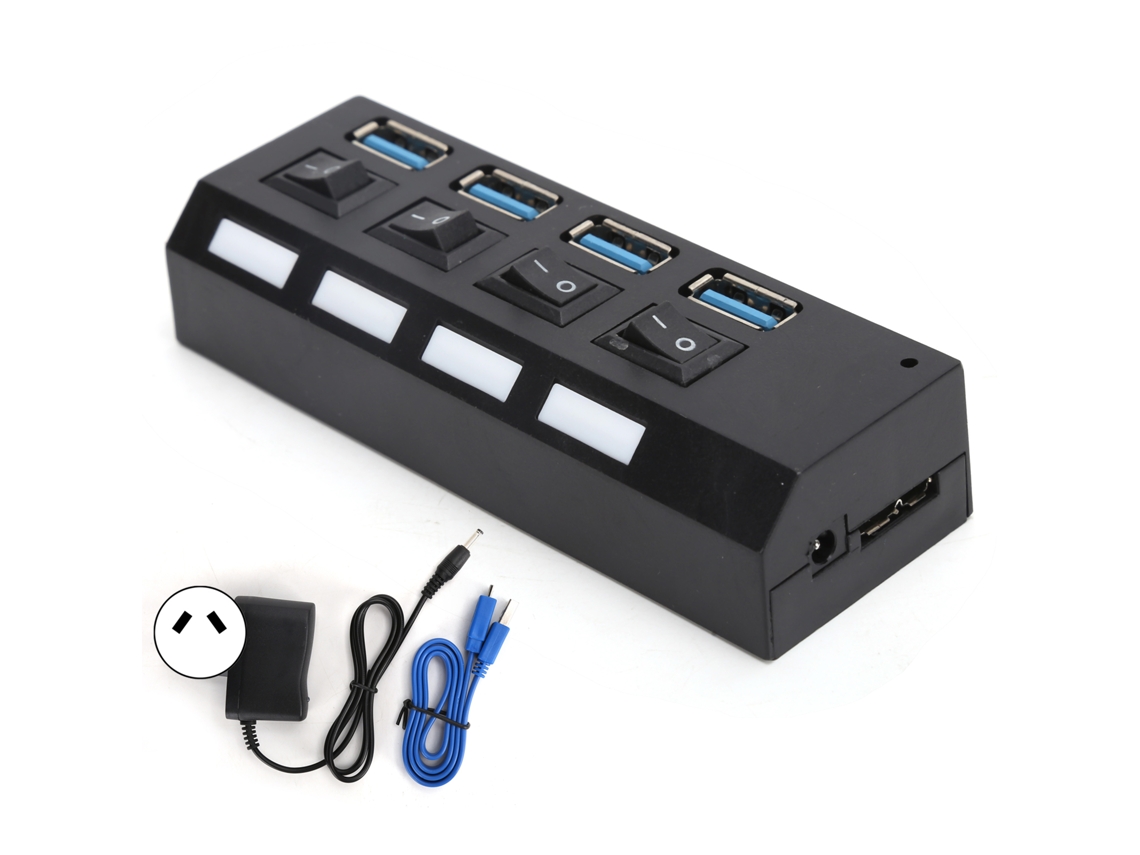 Hub Usb 3.0 4 Portas LAXISCREED com Interruptor
