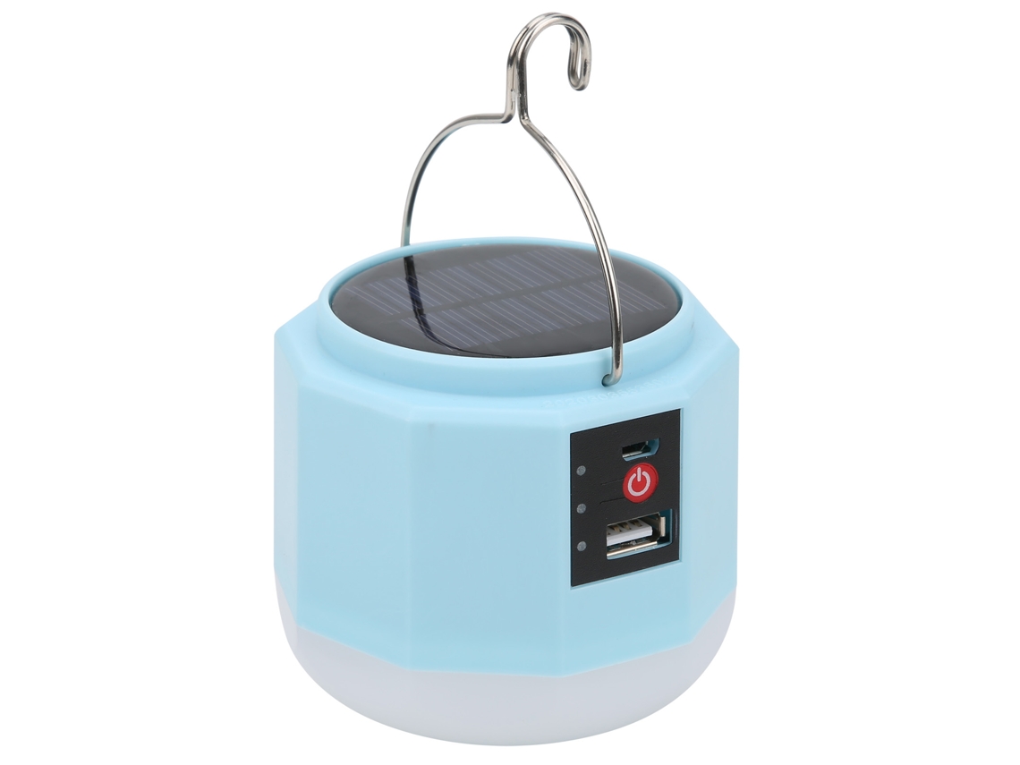 Lâmpada Portátil Laxiscreed Com Usb E Solar Para Camping E Emergências