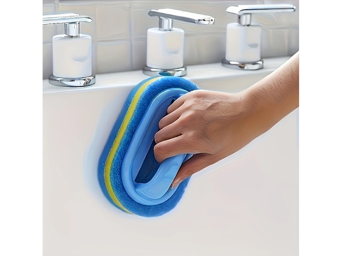 Esponja De Limpeza, Resistente Para Uso Diário, Para Vidros E Espelhos, Louça E Panelas - Elysve