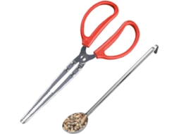 Pinça Para Lenha Com Cabo Longo Fogueiras Ideal Cozinhar, Assar, Uso Ao Ar Livre, Camping, Churrascos E Pizzas