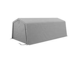 Garagem Barraca 6,2x3,3x2,4h Em Aço Galvanizado E Pe 150g/m²