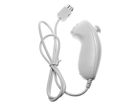 Nunchaku Para Nintendo Wii Branco Lookshop
