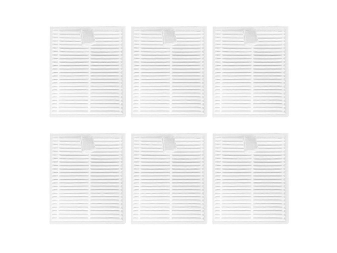 Conjunto De 6 Filtros De Reposição Para Aspirador De Pó Irobot Roomba Combo Essential Y0112. Filtros Laváveis.