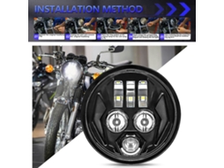 5.75 Inch Motorcycle Led Headlight Super Wide Angle Driving Light
