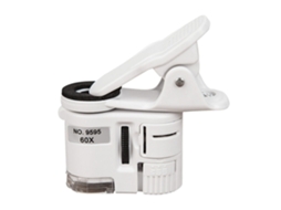 Lupa Portátil 60x Com Luz Led Para Celular