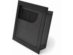 Mesa Ilhós 80x80 Mm Para Mesa, Móveis Para Casa, Cabo Quadrado De Alumínio Anodizado Preto, 2 Peças Slowmoose