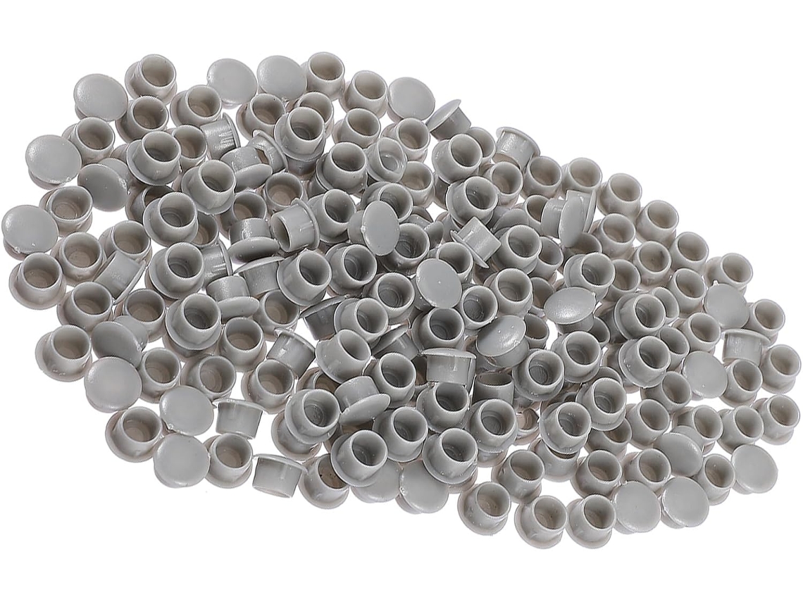 Tampões Redondos De Plástico, Com Design Elegante, Pacote Com 300 Unidades, Feitos De Polipropileno Resistente, Para