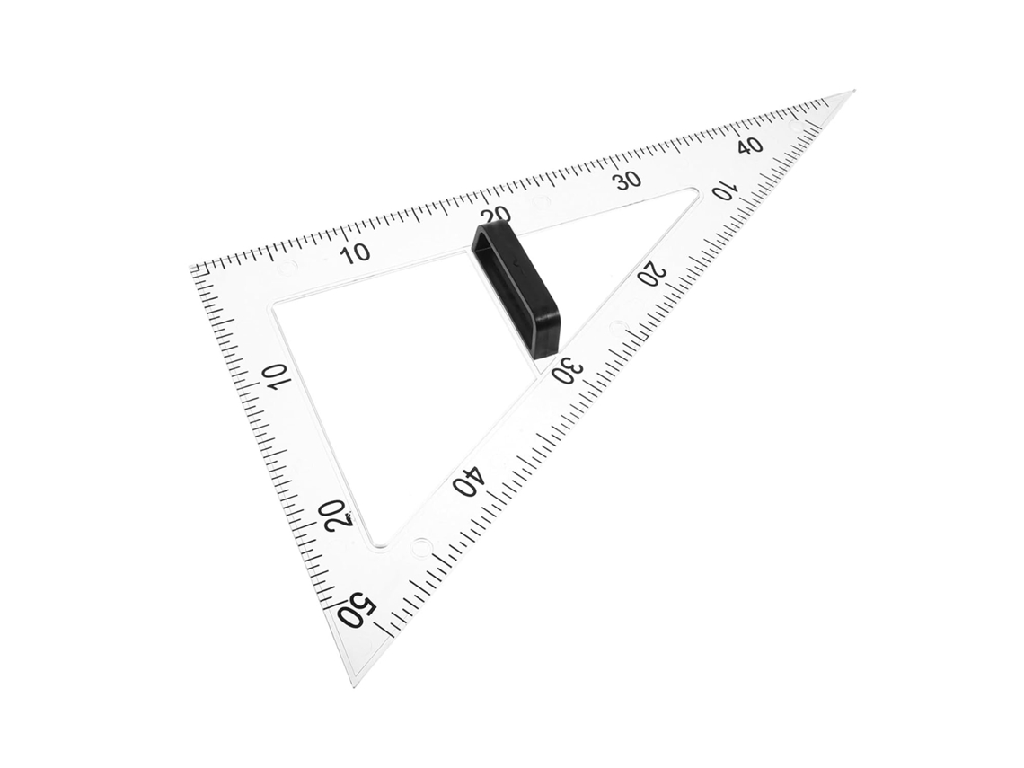 Lurelia Régua Plástica Com Magnética E Durável Para Geometria E Matemática