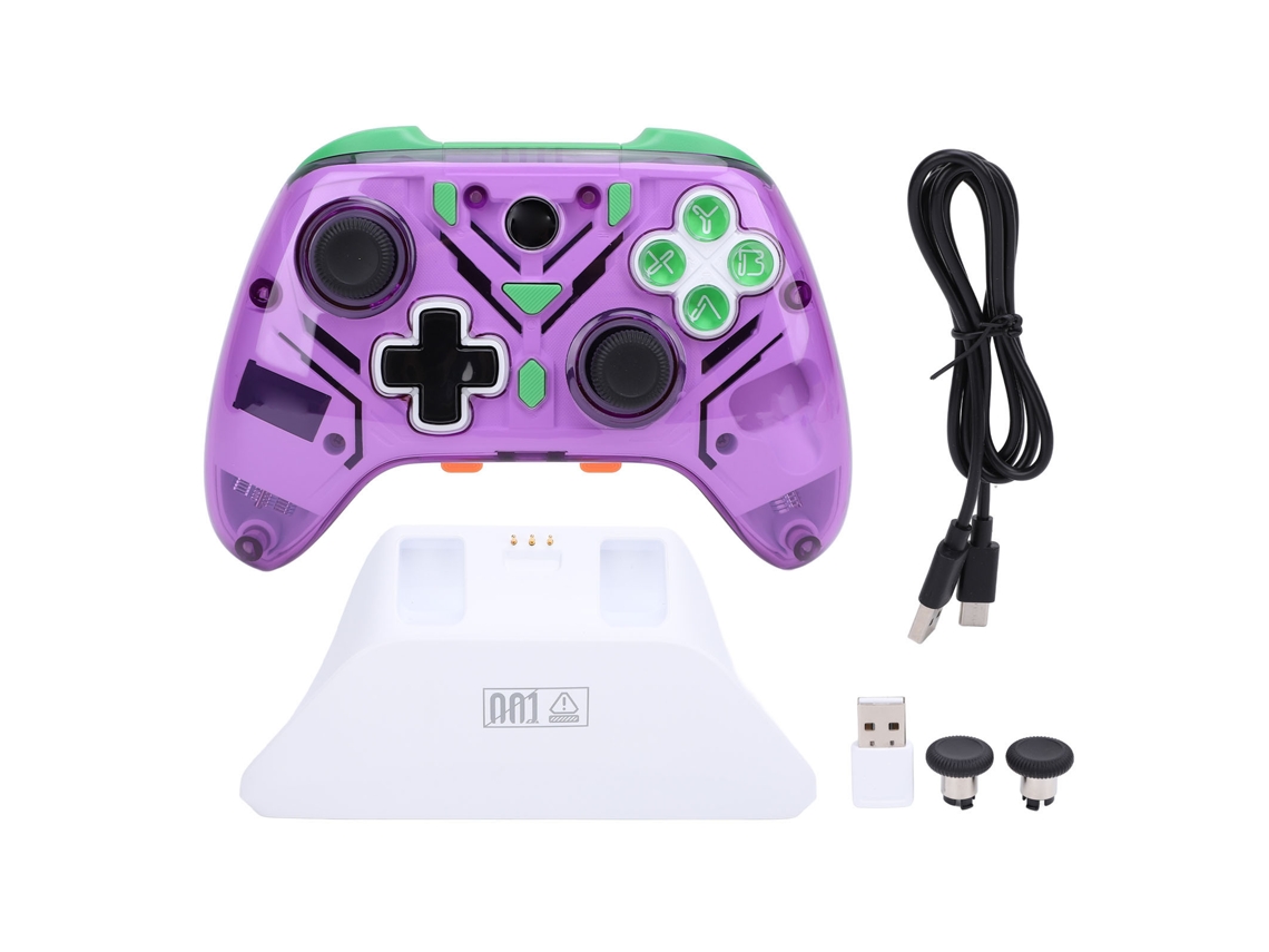 Controle Sem Fio para Jogos EOOCOO (sensor Hall, vibração, luz RGB)