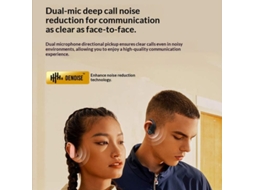 Preto Fone Bluetooth Sanag Z9 Tws Estéreo Hifi Graves Profundos Microfones Duplos Cvc Chamadas Ipx5 Gancho Esportivo MDUG