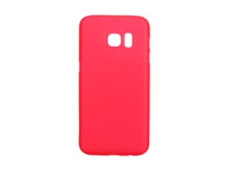 Capa Rigida para Telefone Samsung S7 de 5.1 Polegadas Capa Protetora em Vermelho Intenso EOOCOO (ultra fina Mate)
