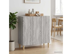 Vidaxl Buffet Sonoma Cinzento 89 X 34,5 X 80 Cm Derivados De Madeira