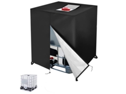 Capa Para Tanque Ibc Impermeável Anti Uv, Cobertura Protetora De Lona Proteção Completa Btforus (120x100x116cm)